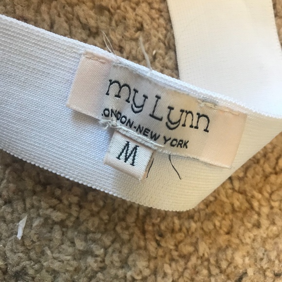 White Strapless Bandeau Bikini Top - Picture 3 of 3